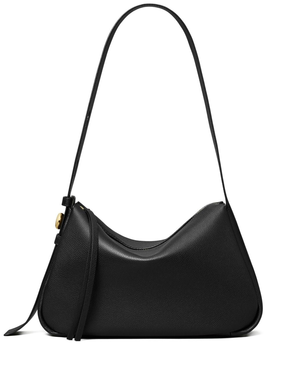 TORY BURCH Leather Shoulder Handbag with Deep-Zip Pocket