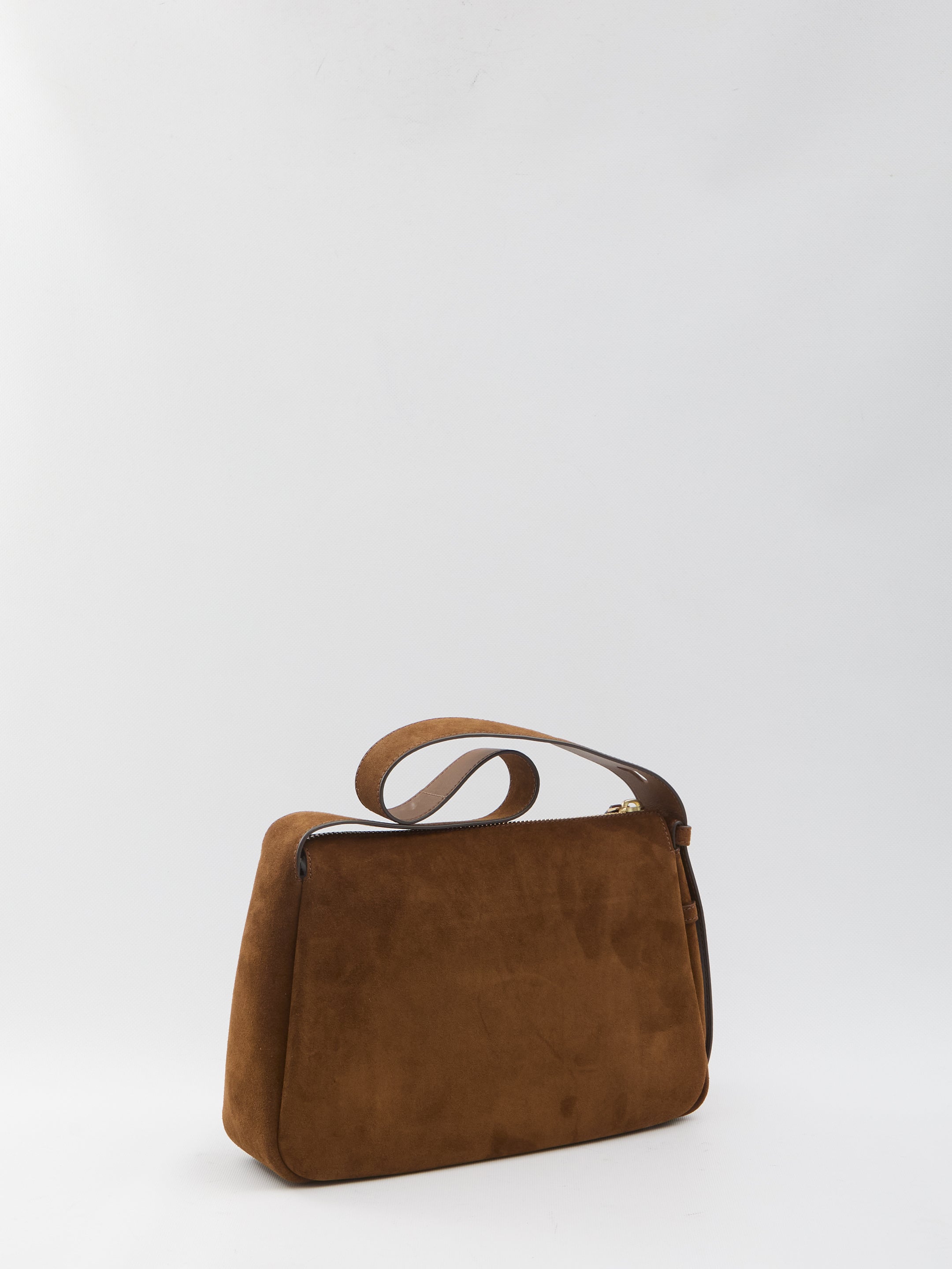 TORY BURCH Romy Mini Suede Handbag - Dimensions: 31 x 19.5 x 8 CM