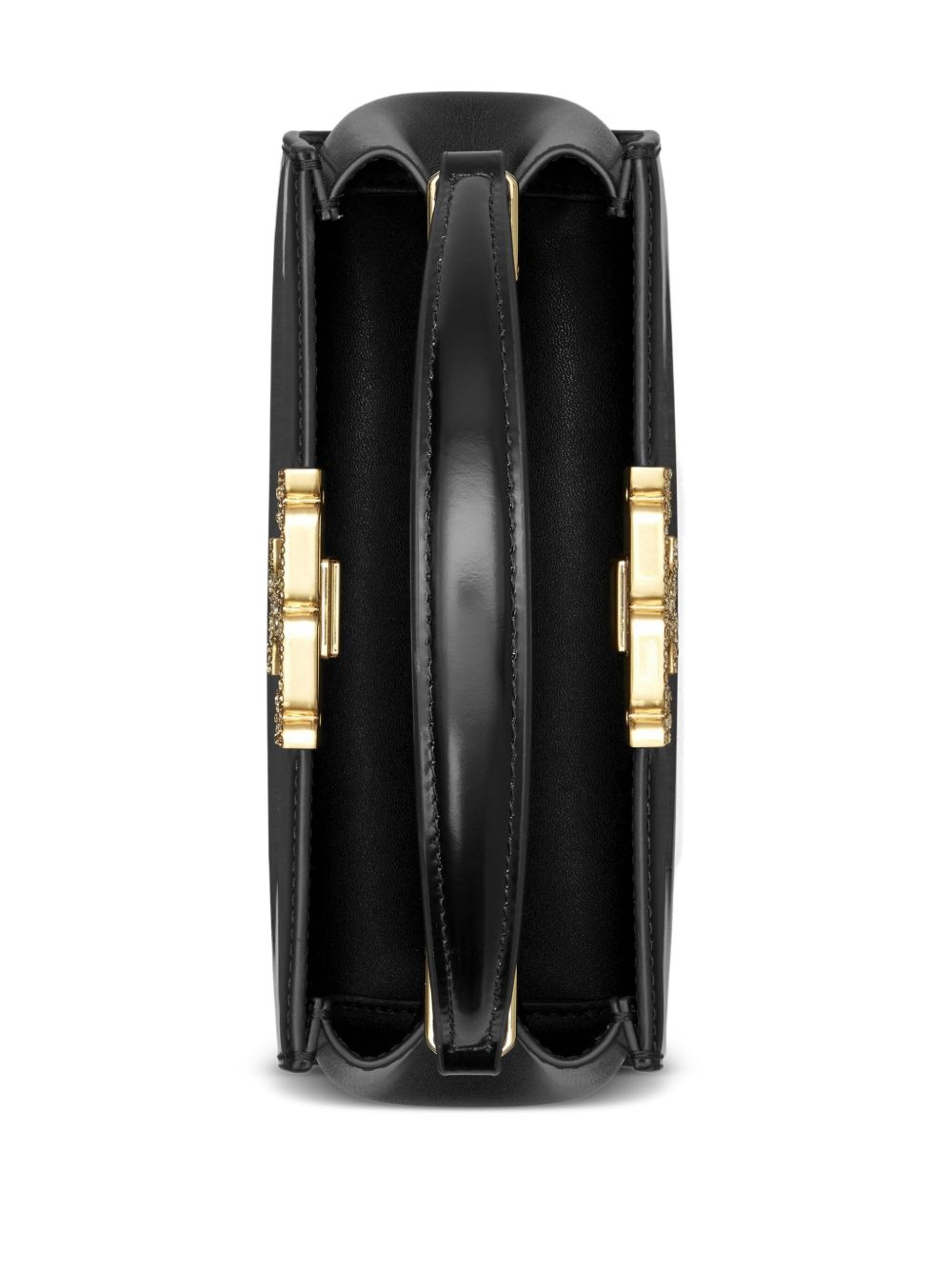 TORY BURCH Leather Handbag with Detachable Shoulder Strap