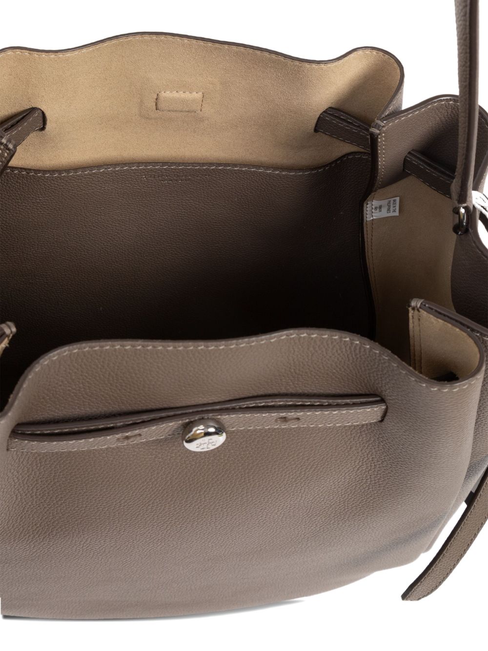 TORY BURCH Large Leather Bucket Handbag