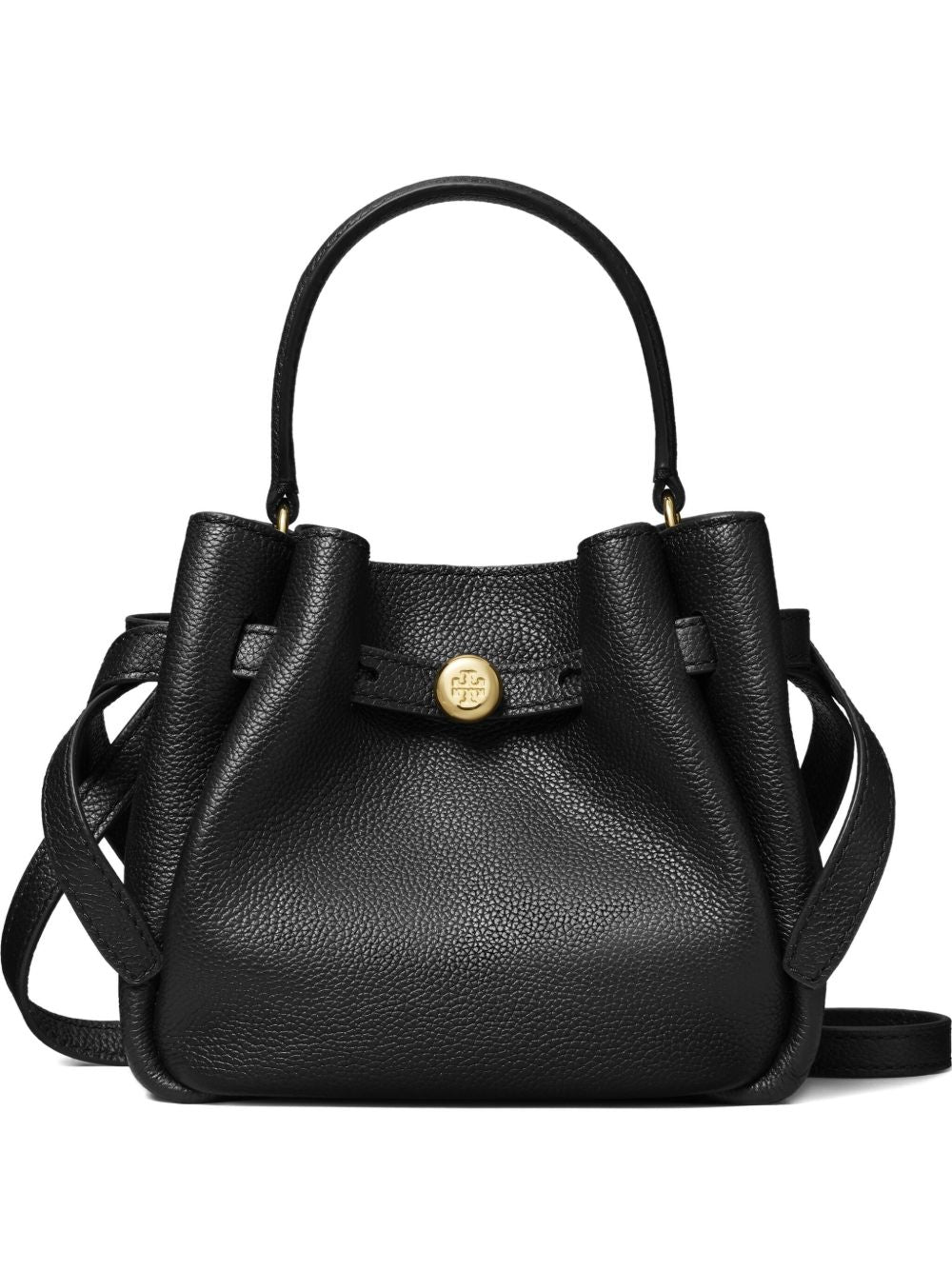 TORY BURCH Mini Leather Bucket Handbag