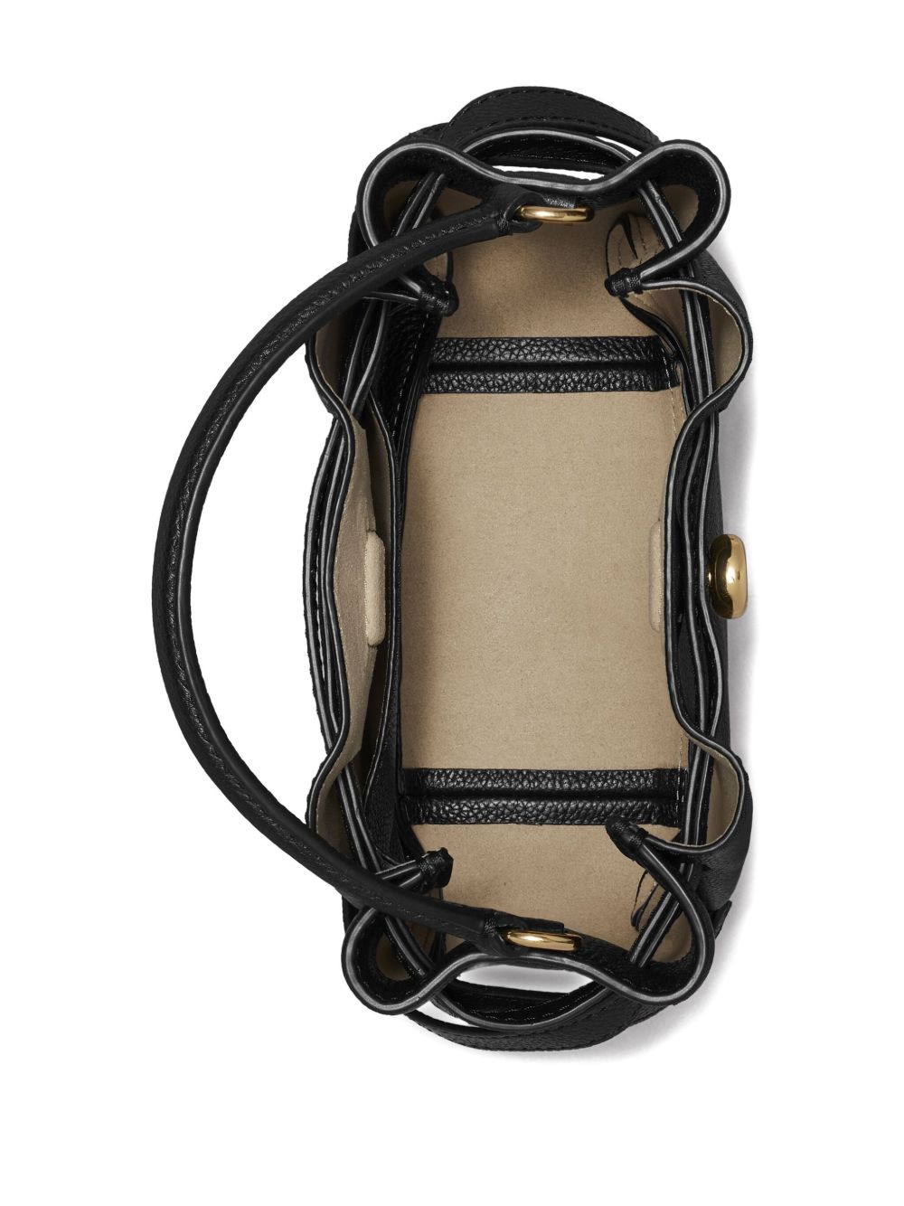 TORY BURCH Mini Leather Bucket Handbag