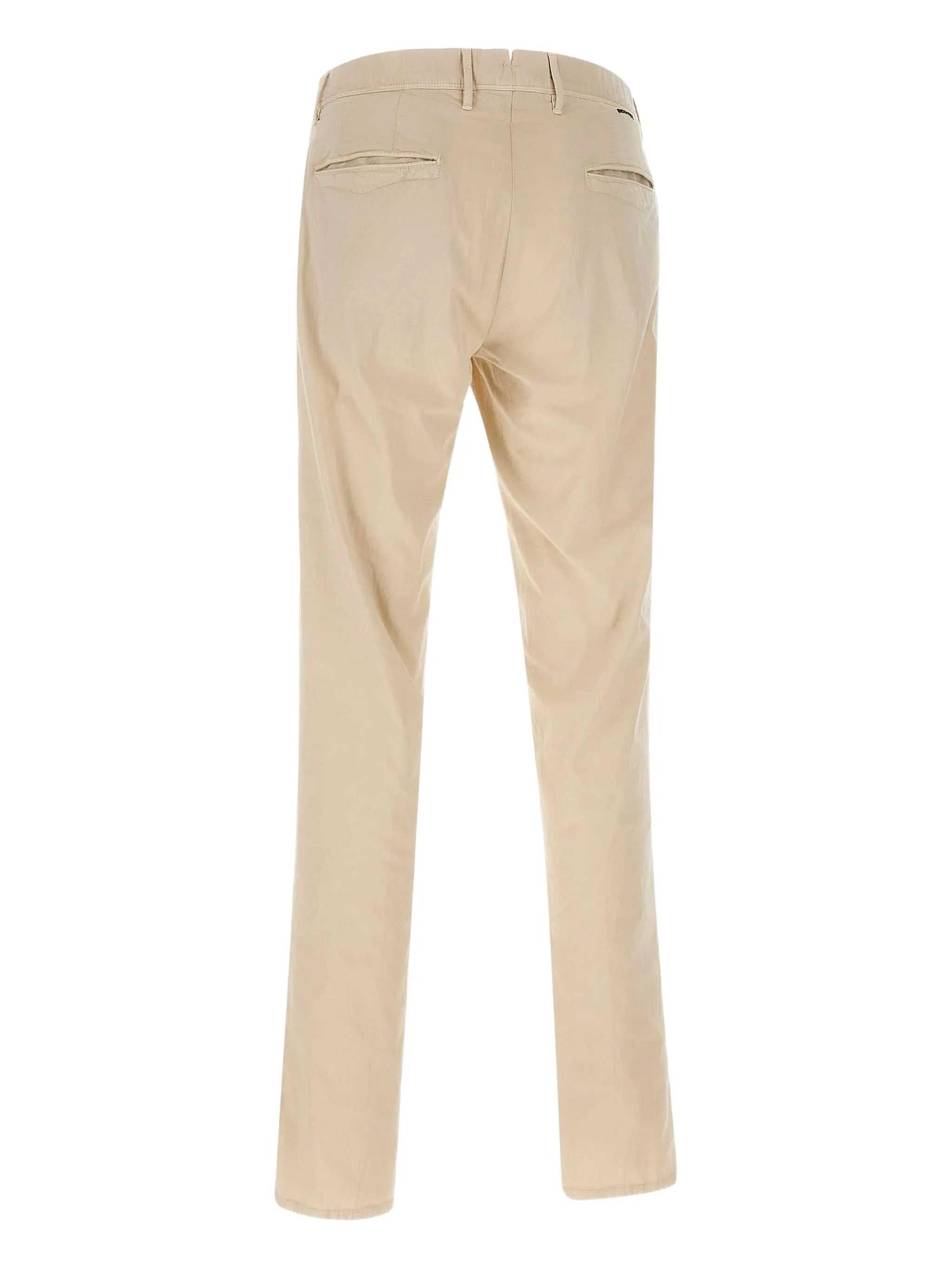 INCOTEX Stretch Cotton Trousers for Men - SS24