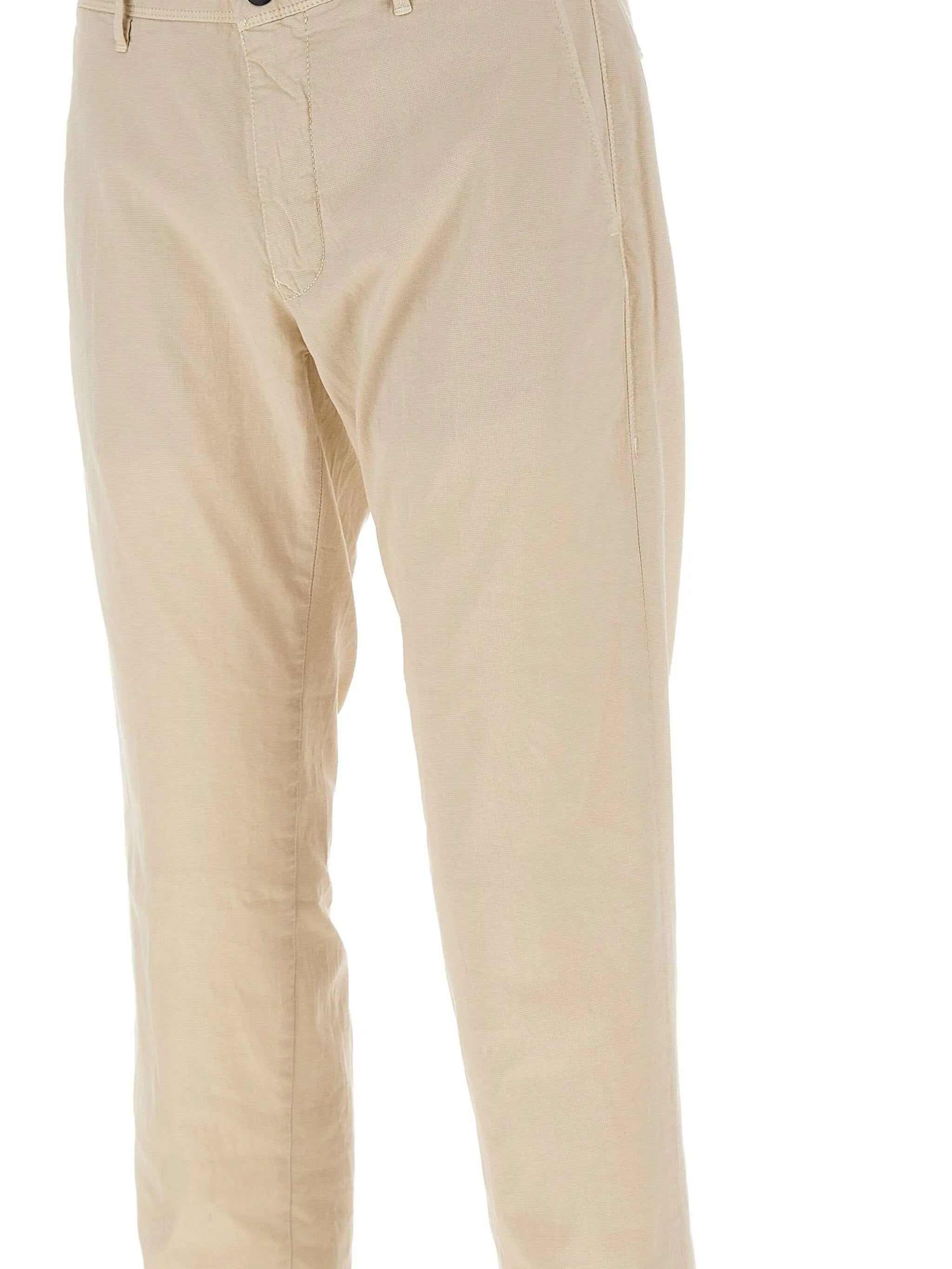 INCOTEX Stretch Cotton Trousers for Men - SS24
