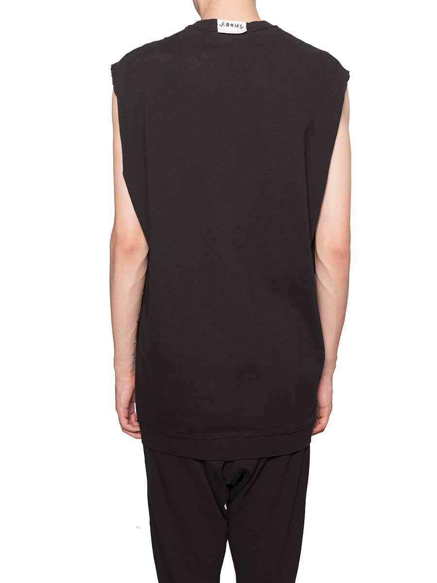 LOST&FOUND Sleeveless T-Shirt Sweatshirt - Medium