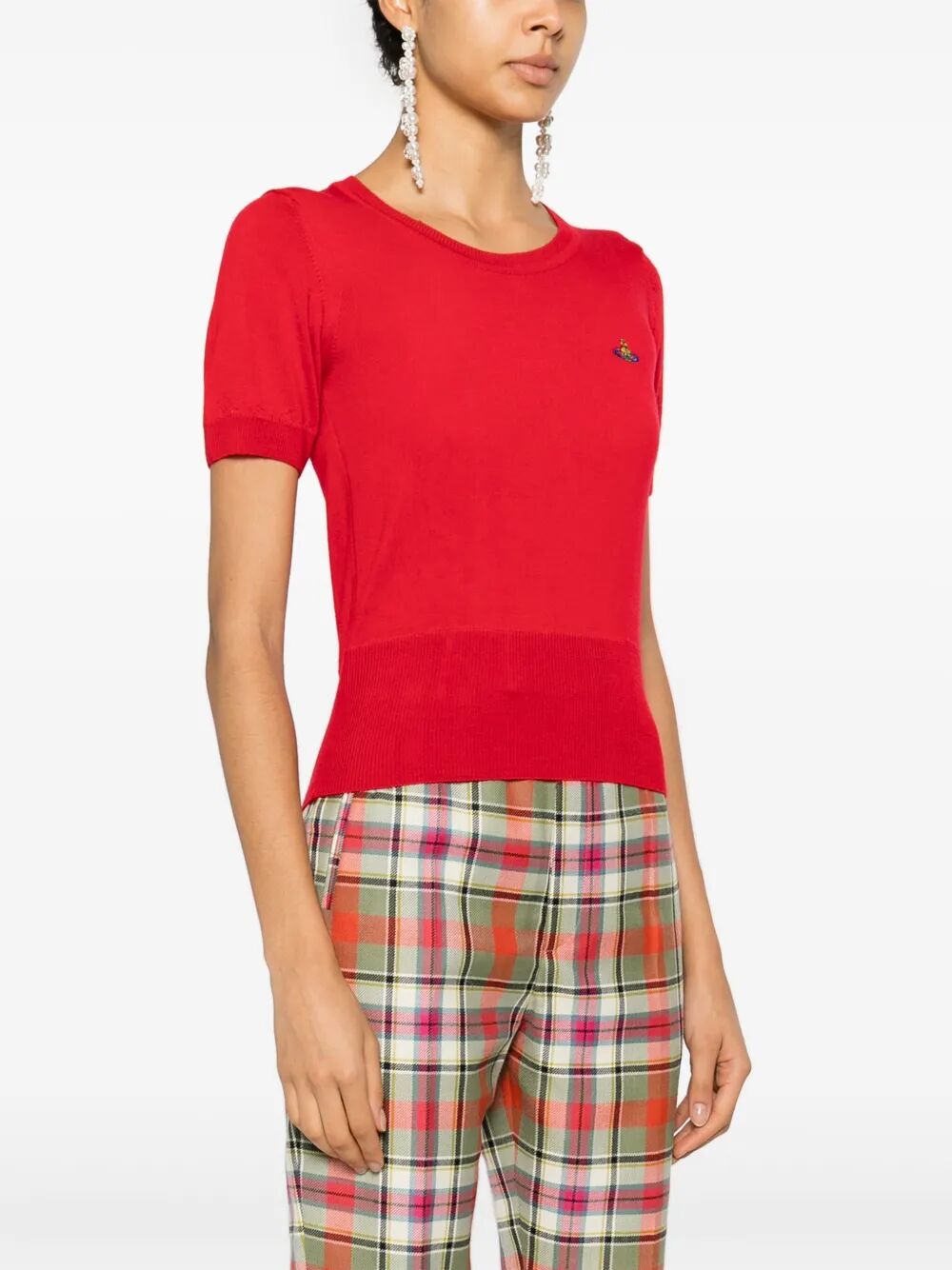 VIVIENNE WESTWOOD Mini Knit Short-Sleeved Top
