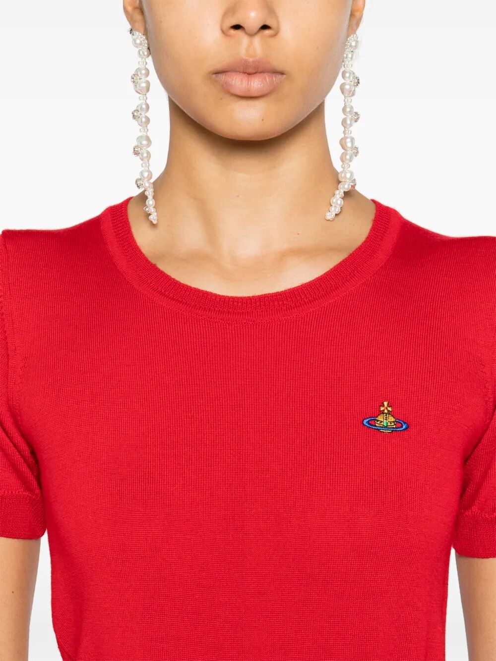 VIVIENNE WESTWOOD Mini Knit Short-Sleeved Top