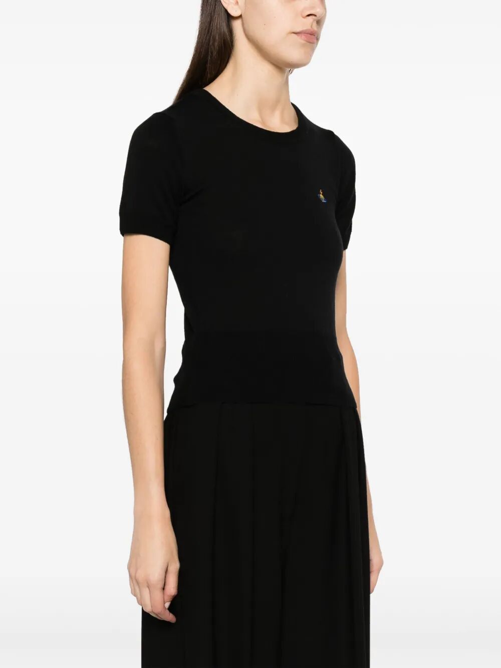 VIVIENNE WESTWOOD Chic Mini Knit Short-Sleeved Top