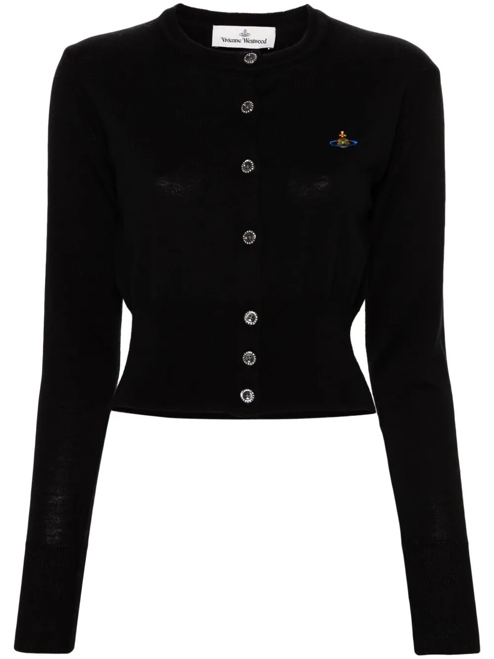 VIVIENNE WESTWOOD Wool Cropped Cardigan