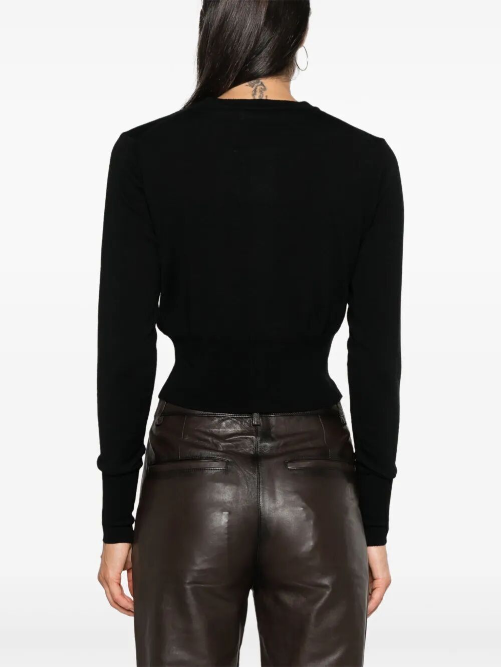 VIVIENNE WESTWOOD Wool Cropped Cardigan