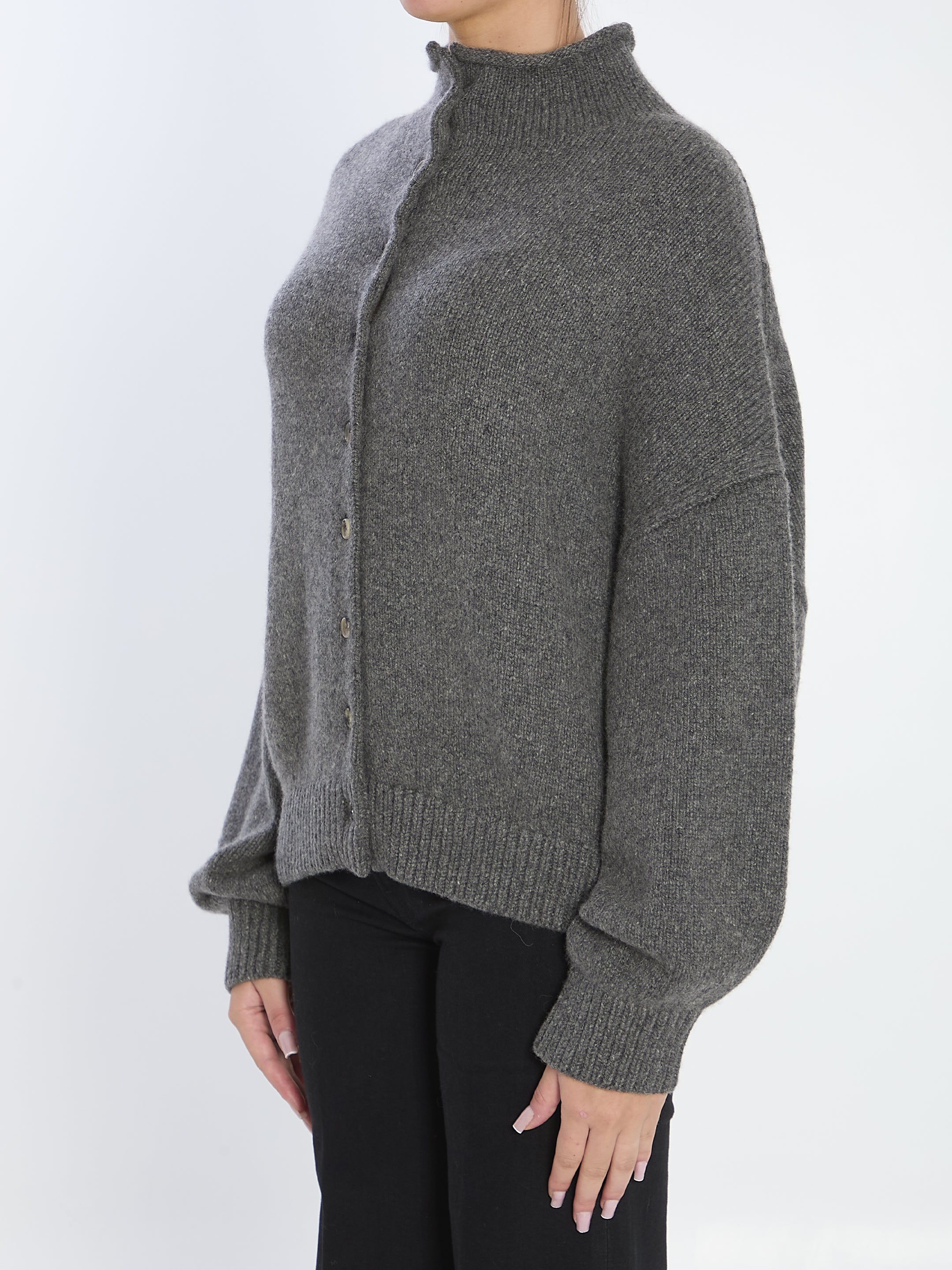 KHAITE Cashmere Nelya Sweater with Crater Neckline - Regular Fit