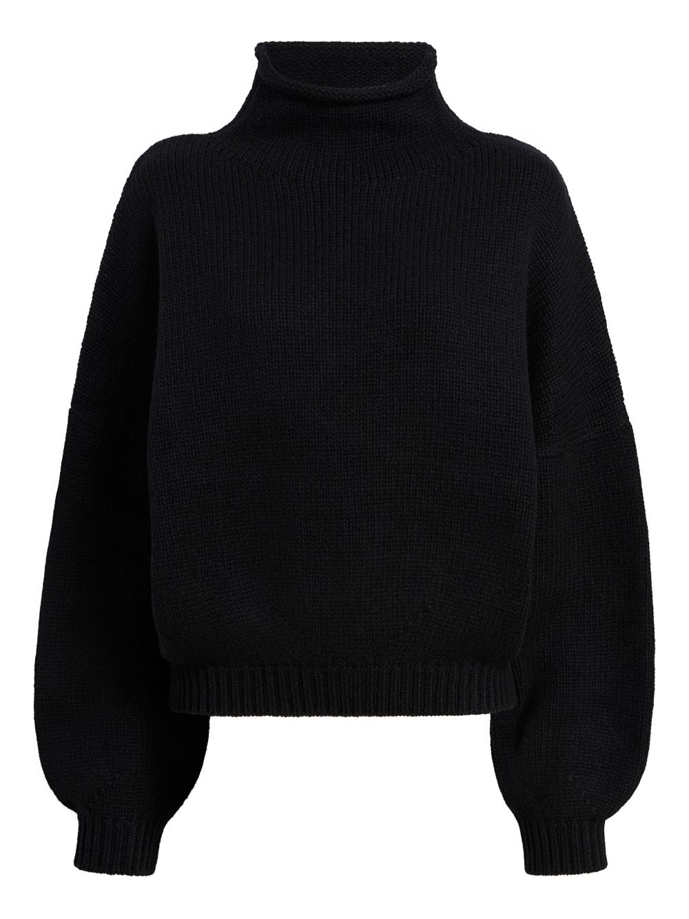 KHAITE Oversized Cashmere Funnel Neck Jumper