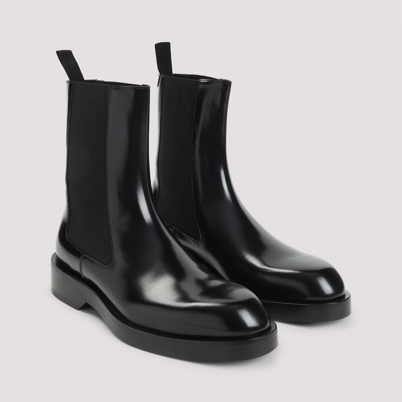 JIL SANDER 100% Leather Boots for Men