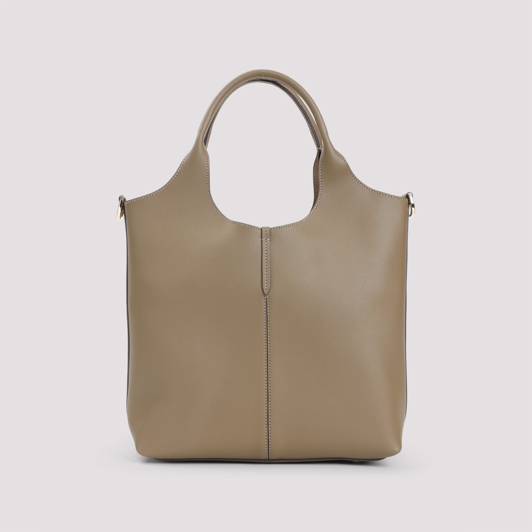 TOD`S Mini Double Handle Leather Handbag - 27cm x 25cm x 14cm