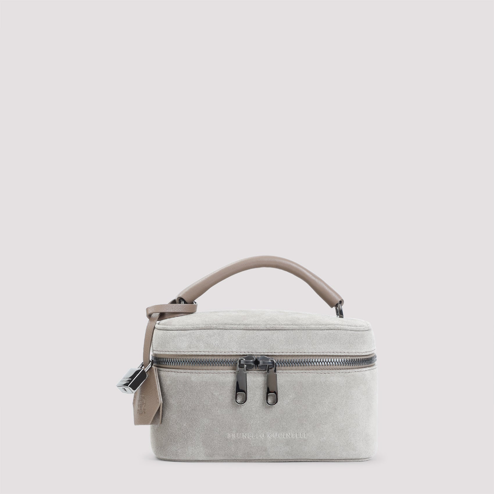 BRUNELLO CUCINELLI Mini Suede Leather Pouch Handbag