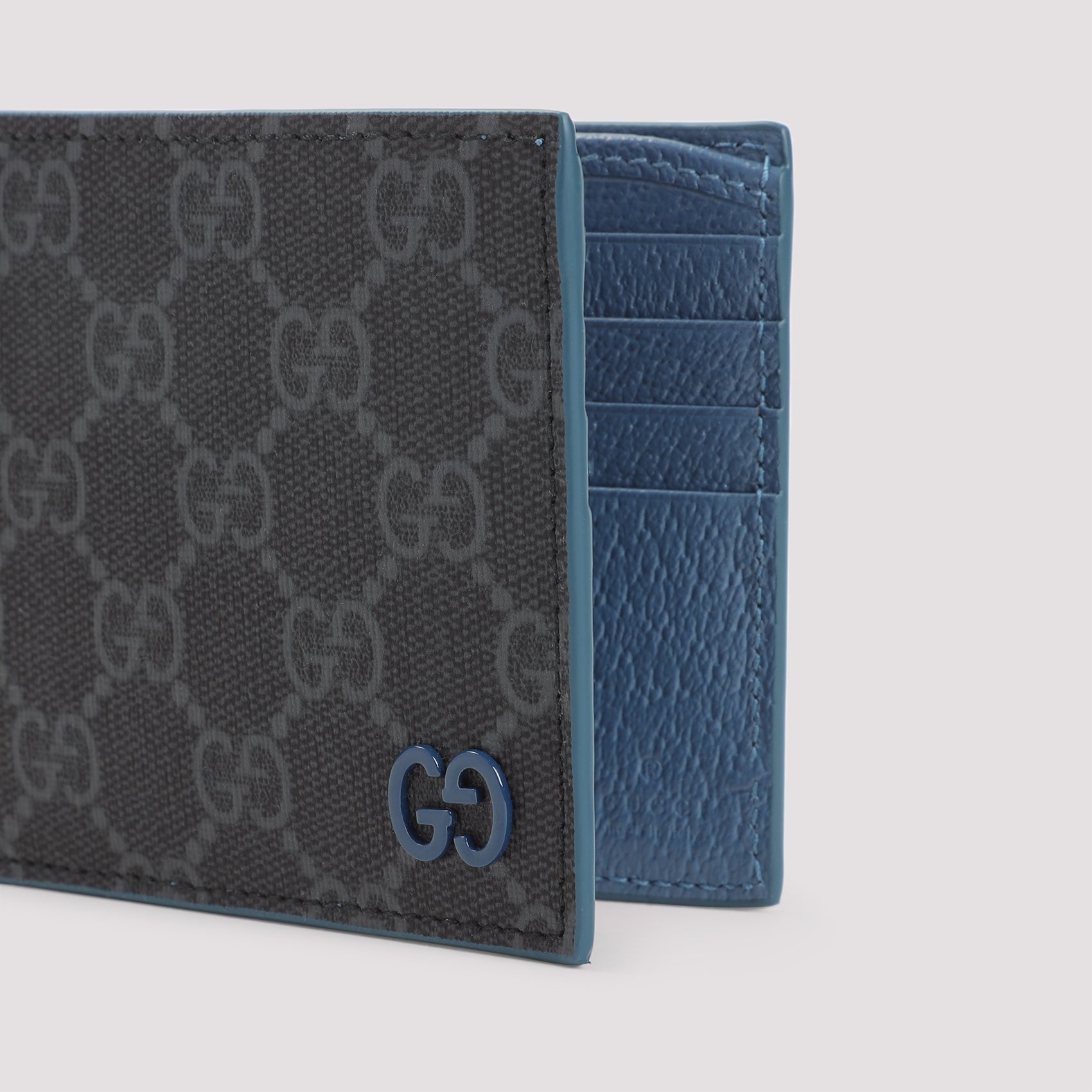 GUCCI Mini GG Supreme Textile Wallet