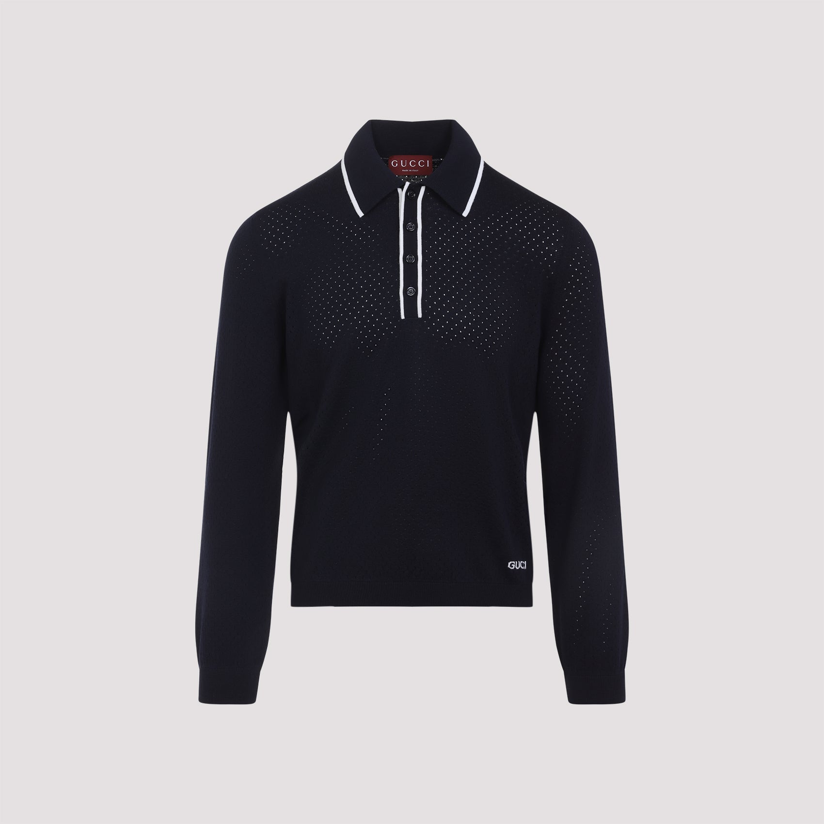 GUCCI Long Sleeves Polo Shirt for Men - FW25 Collection