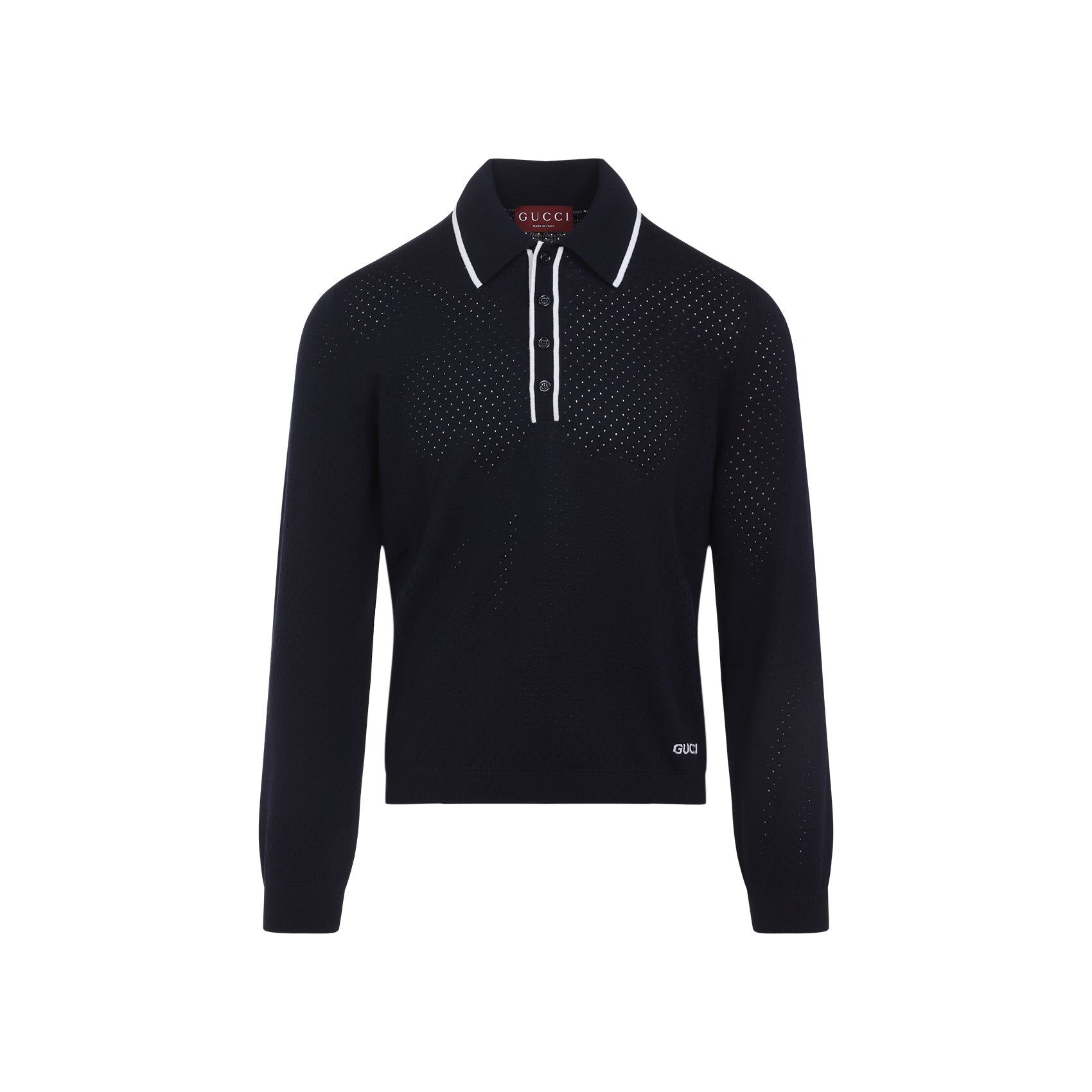GUCCI Long Sleeves Polo Shirt for Men - FW25 Collection