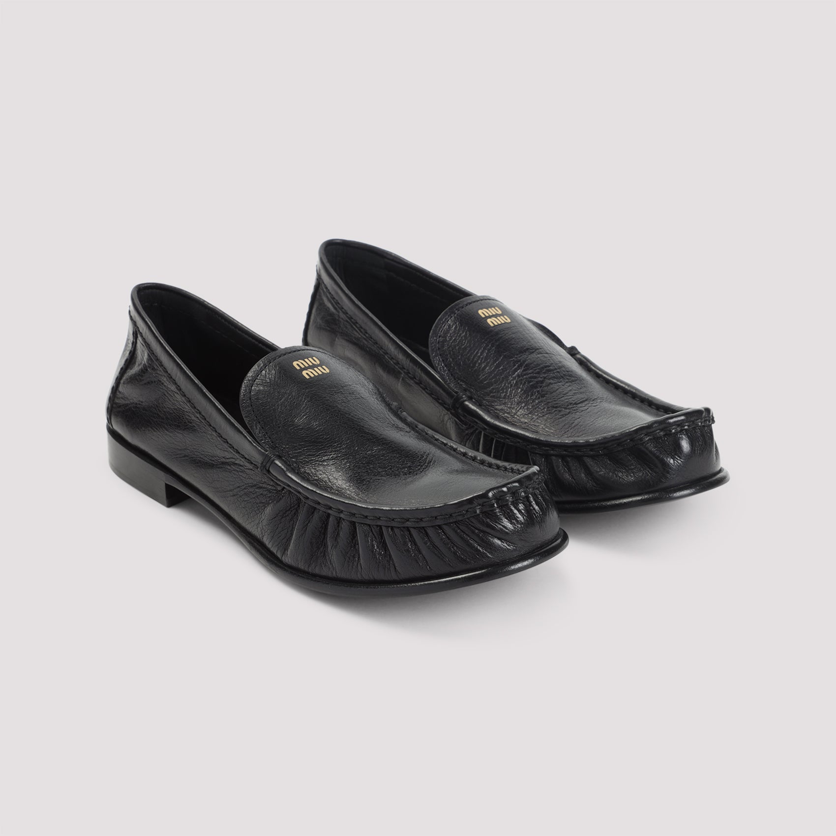 MIU MIU Premium Leather Mocassini Loafers for Men