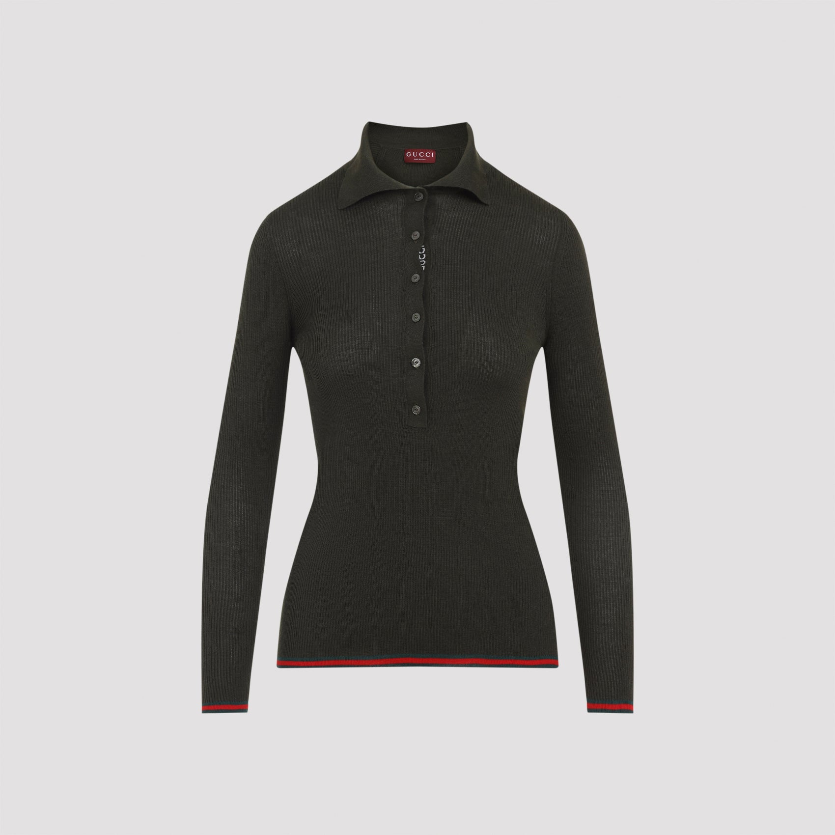 GUCCI Polo Shirt with Cashmere Blend for Men