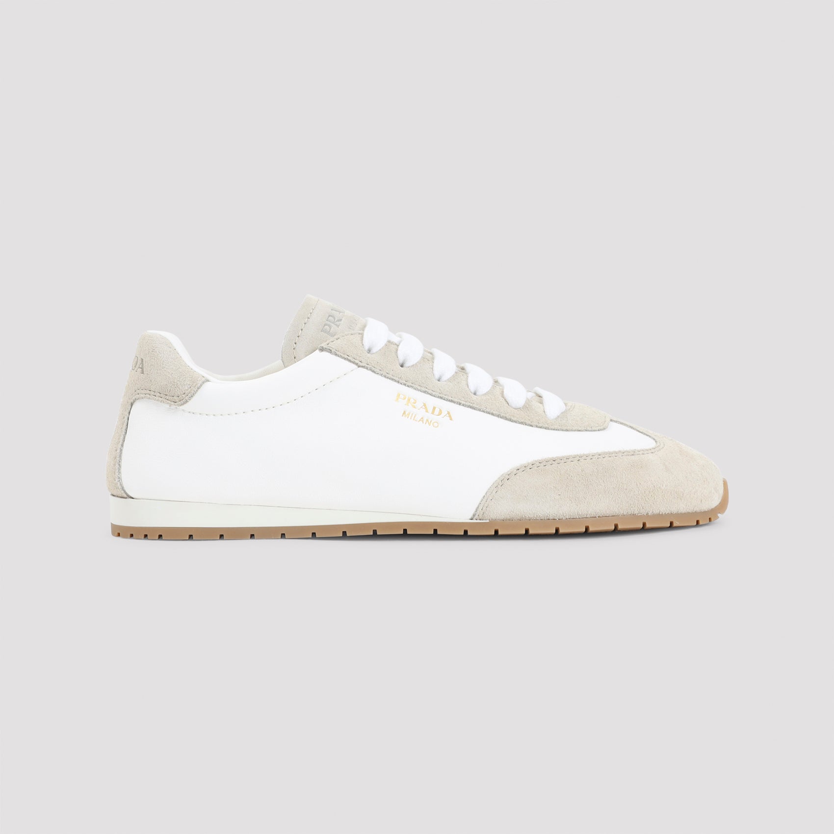 PRADA Men's Premium Leather Sneakers