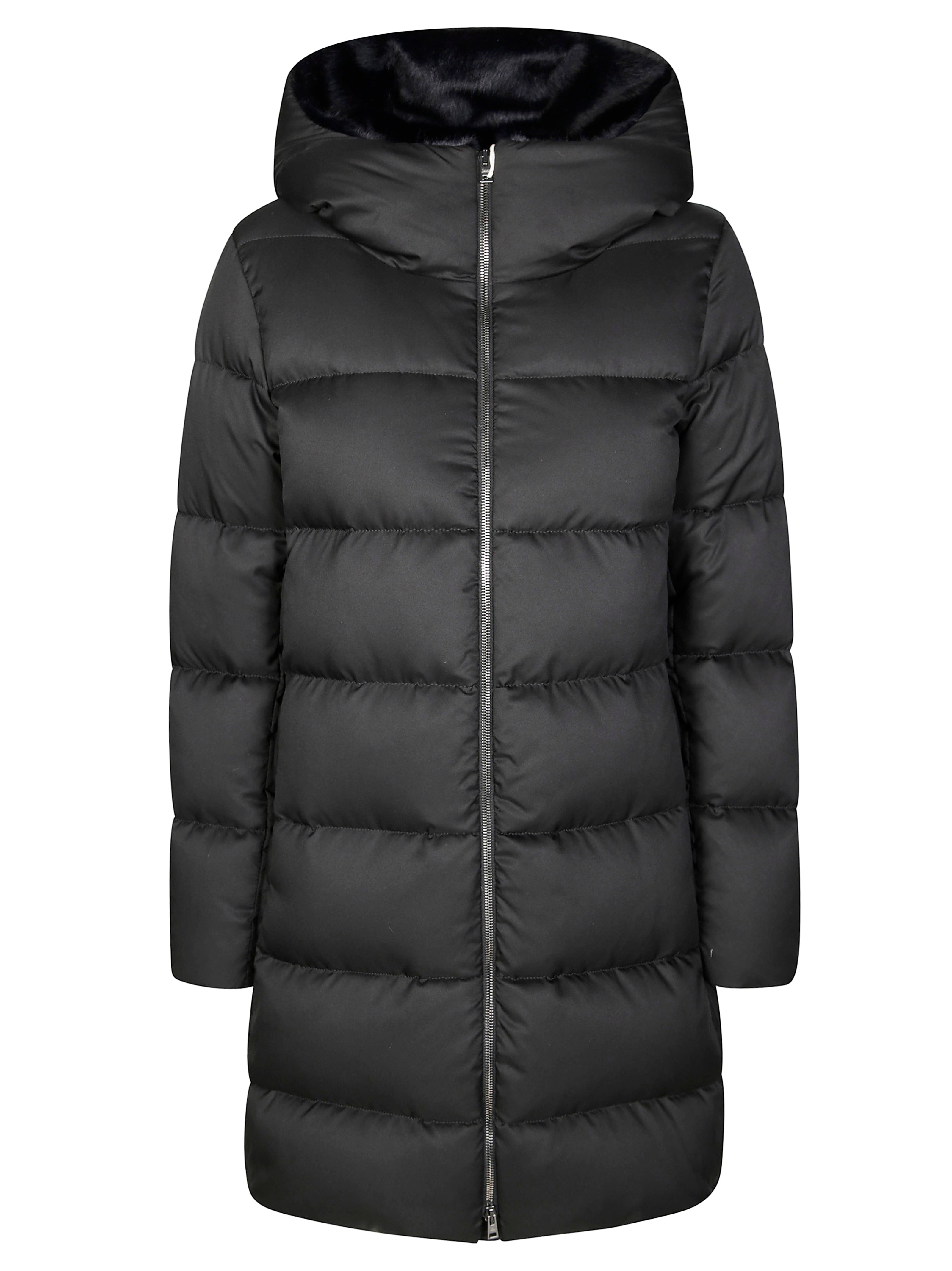 HERNO Men's A-Shape Faux Fur Jacket