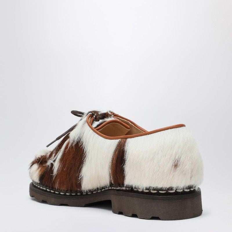 PARABOOT Luxe Lace-Up Shoes in Pony Hair