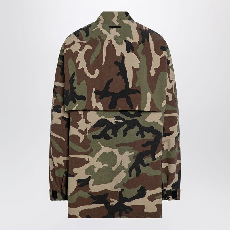 FEAR OF GOD Camouflage Recycled Nylon Blend Over Shirt Jacket - FW24