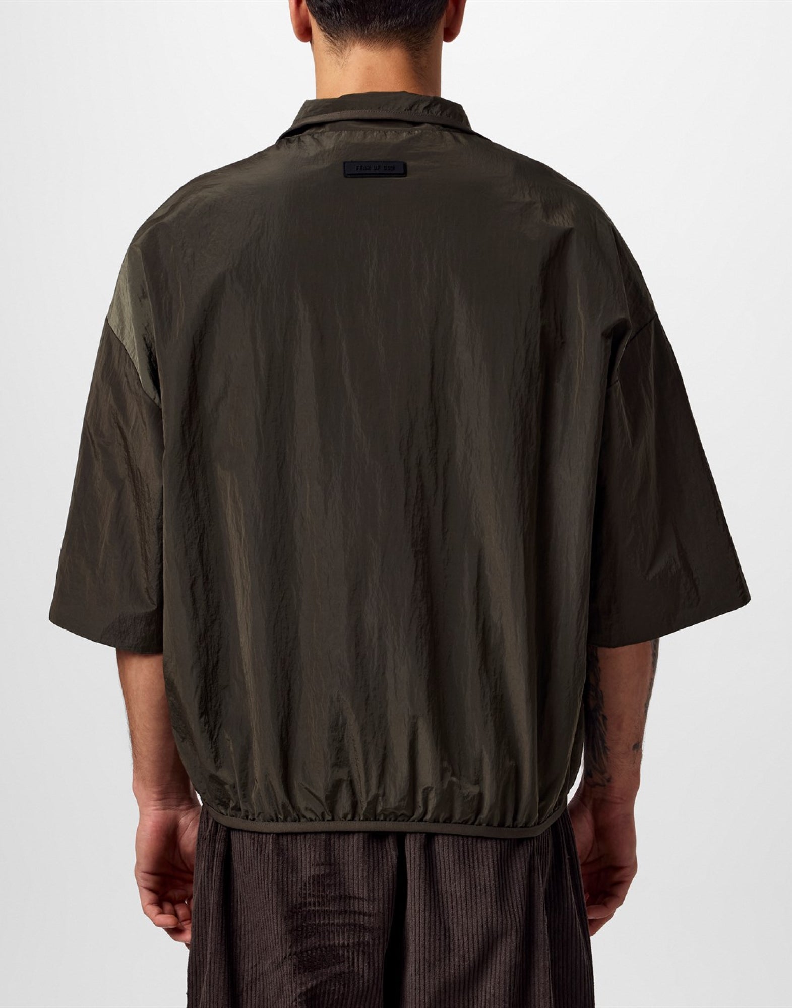 FEAR OF GOD Half Zip Mockneck Shirt for Men