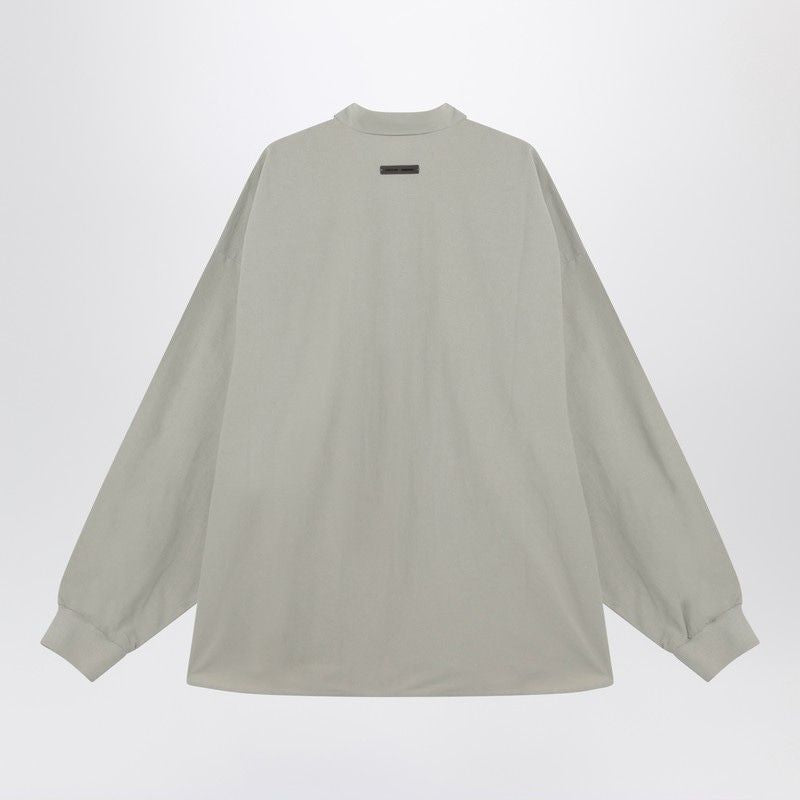 FEAR OF GOD ESSENTIALS Men's Cotton Shirt with Front Button Closure and Chest Pockets