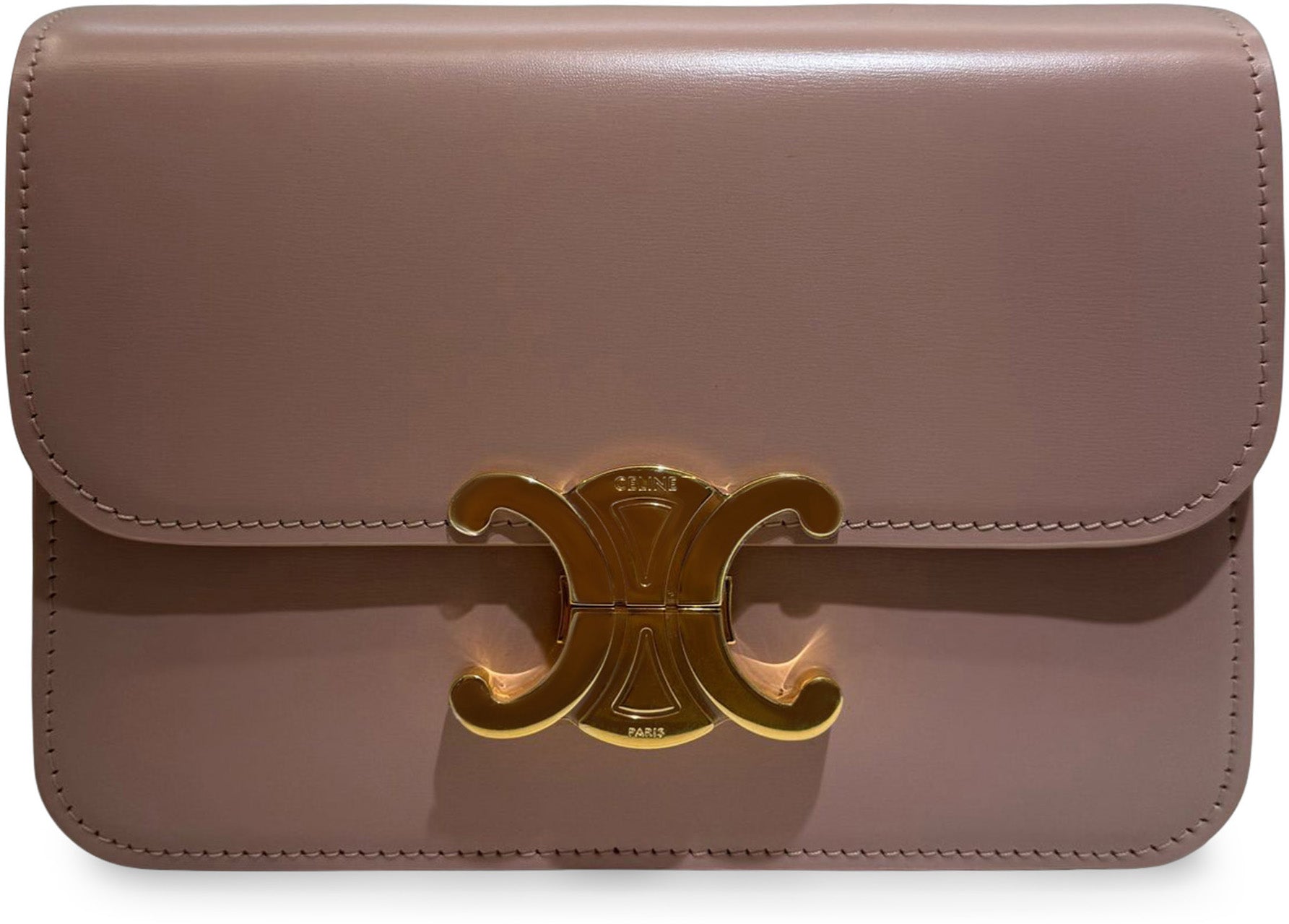 CELINE Teen Triomphe Mini Shoulder Handbag