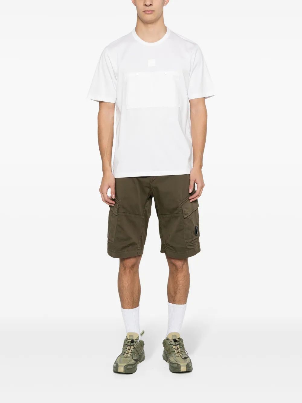 C.P.COMPANY Lens Detail Cargo Shorts for Men - Summer Style