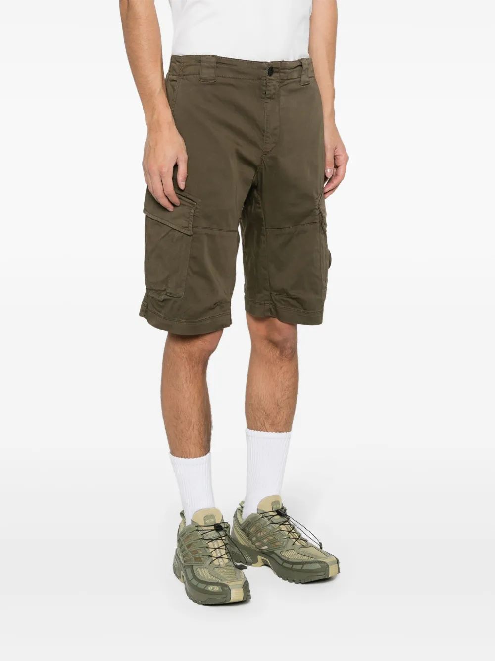 C.P.COMPANY Lens Detail Cargo Shorts for Men - Summer Style