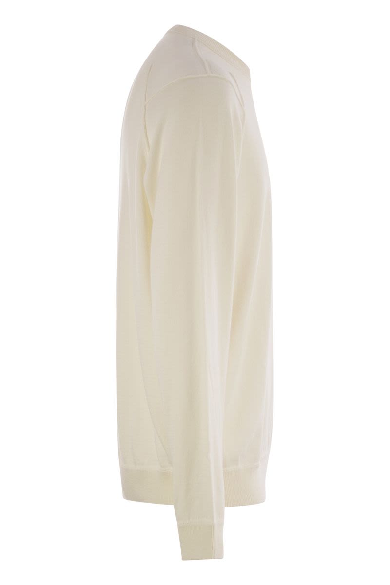 C.P.COMPANY Luxury Sea Island Cotton Crew-Neck Jumper - Regular Fit