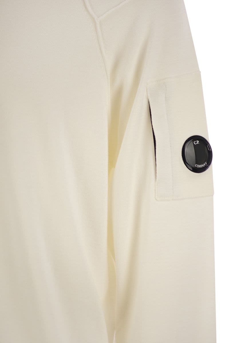 C.P.COMPANY Luxury Sea Island Cotton Crew-Neck Jumper - Regular Fit