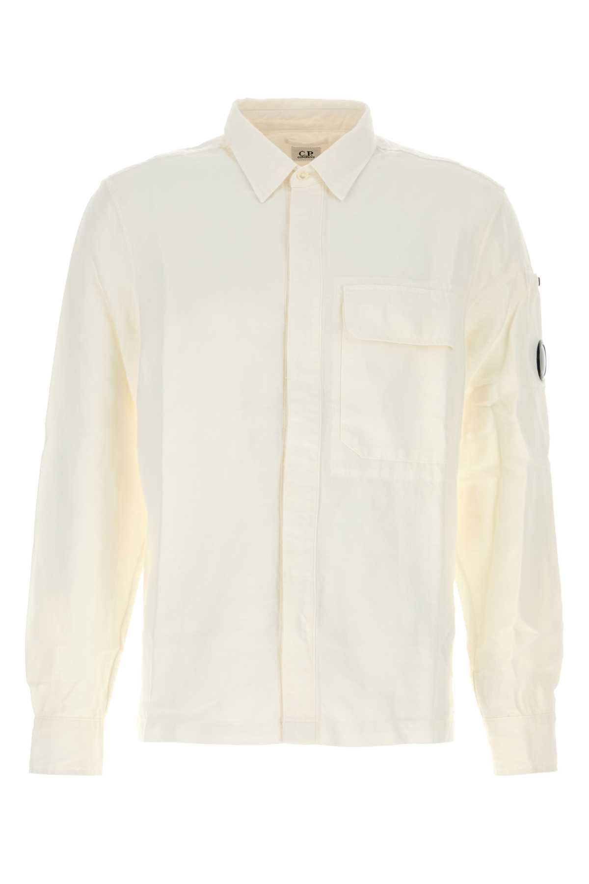 C.P.COMPANY Men's Oxford Lens Overshirt - SS25 Collection