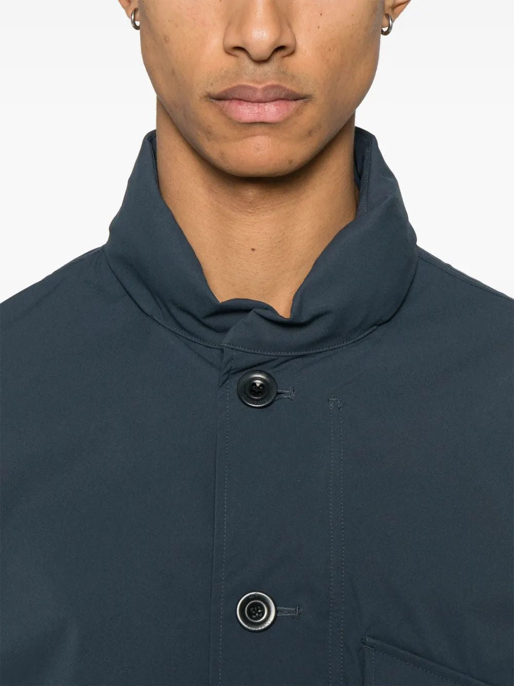 C.P.COMPANY Men's Button Hooded Jacket