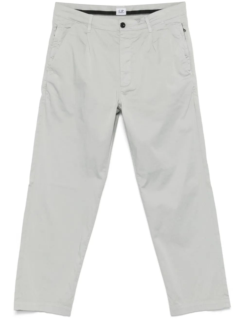 C.P.COMPANY Sateen Straight Leg Trousers for Men - SS25 Collection