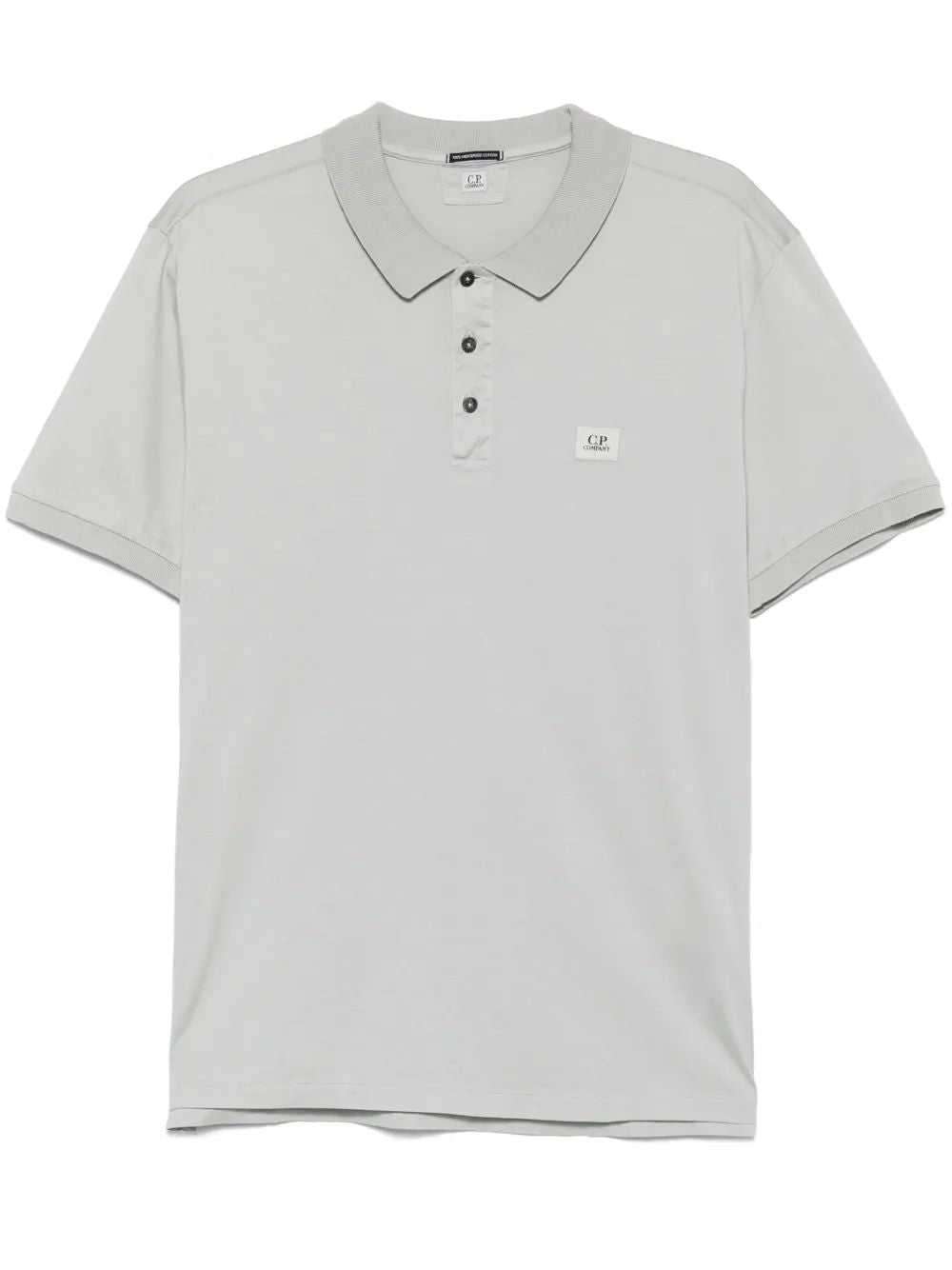 C.P.COMPANY Logo Patch Polo Shirt for Men - SS25
