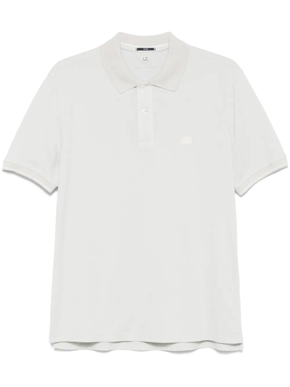 C.P.COMPANY Logo-Embroidered Polo Shirt