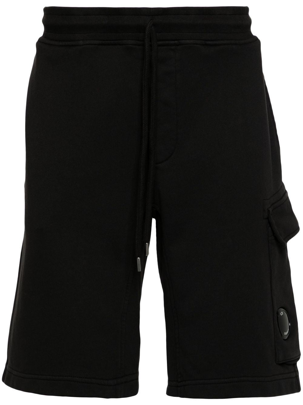 C.P.COMPANY Diagonal Cotton Track Shorts for Men - Knee Length
