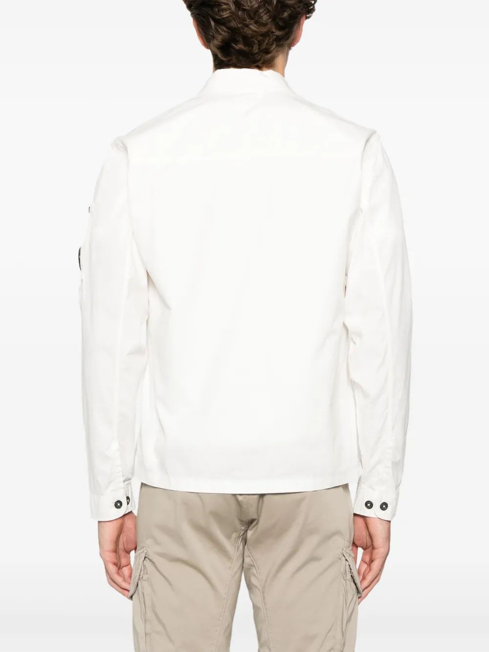 C.P.COMPANY Organic Gabardine Lens Shirt