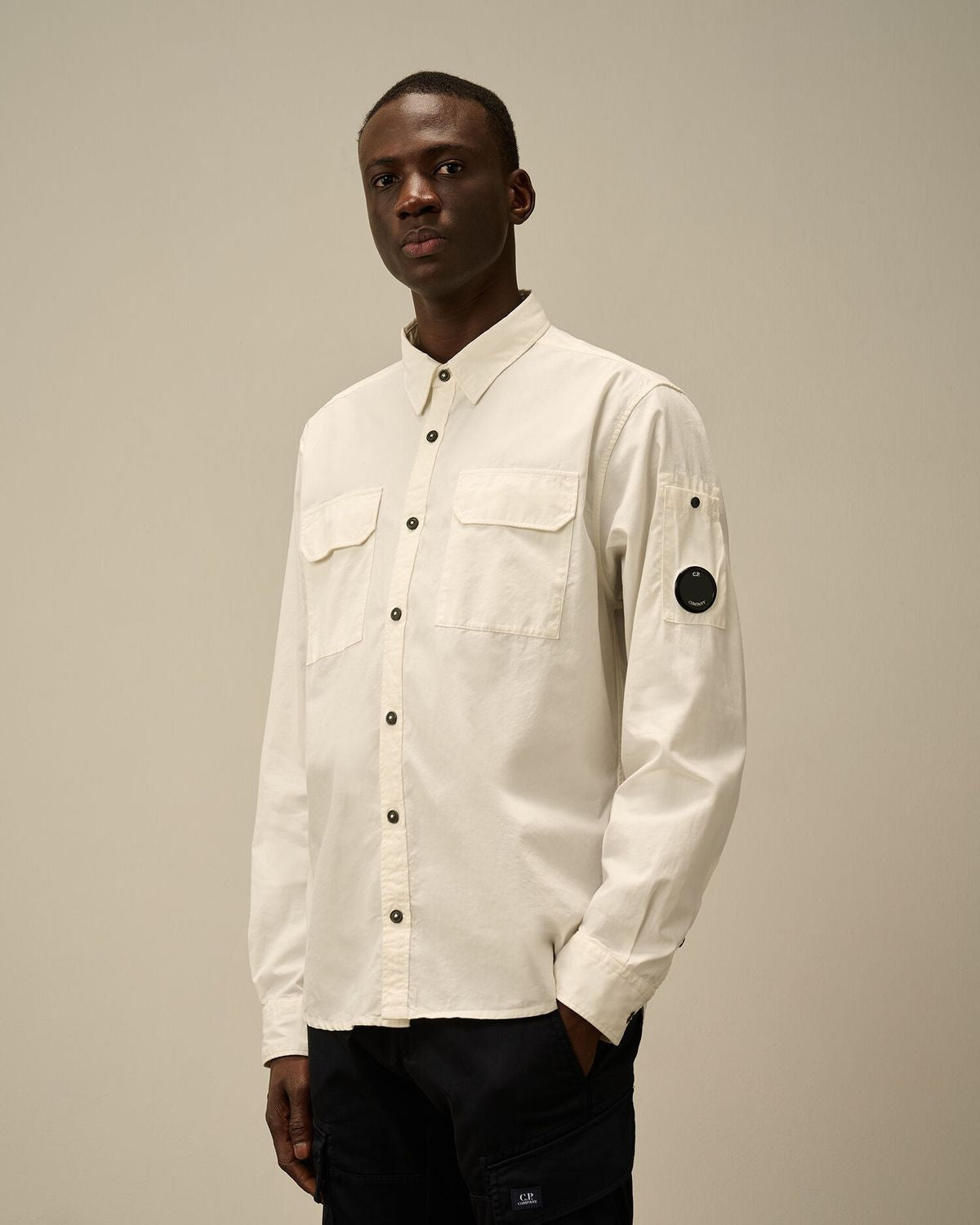 C.P.COMPANY Long Sleeve Mini Shirt for Men - SS25 Collection