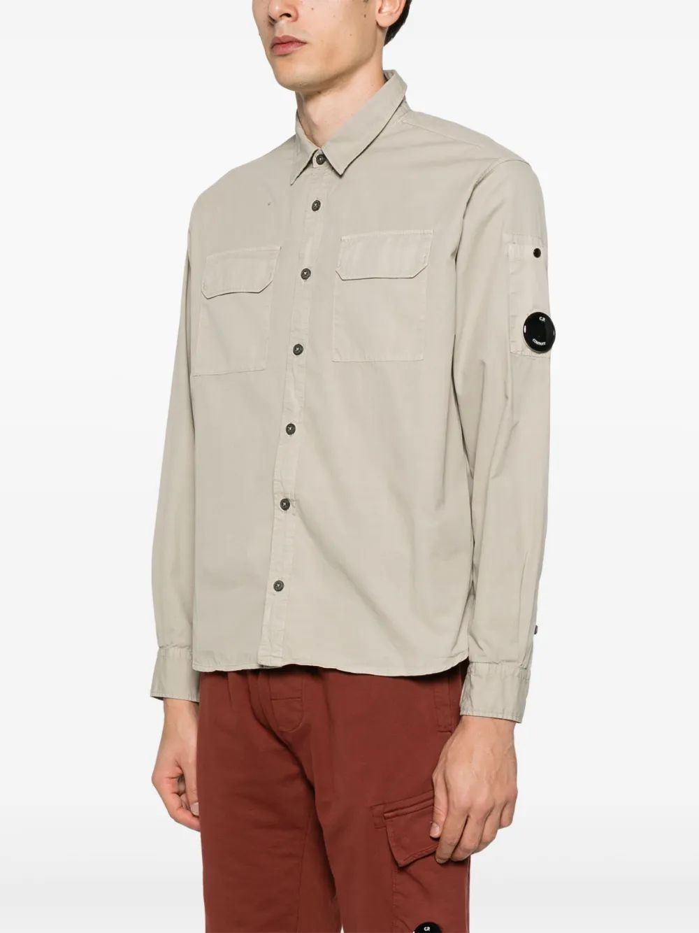 C.P.COMPANY Classic Gabardine Mini Shirt for Men