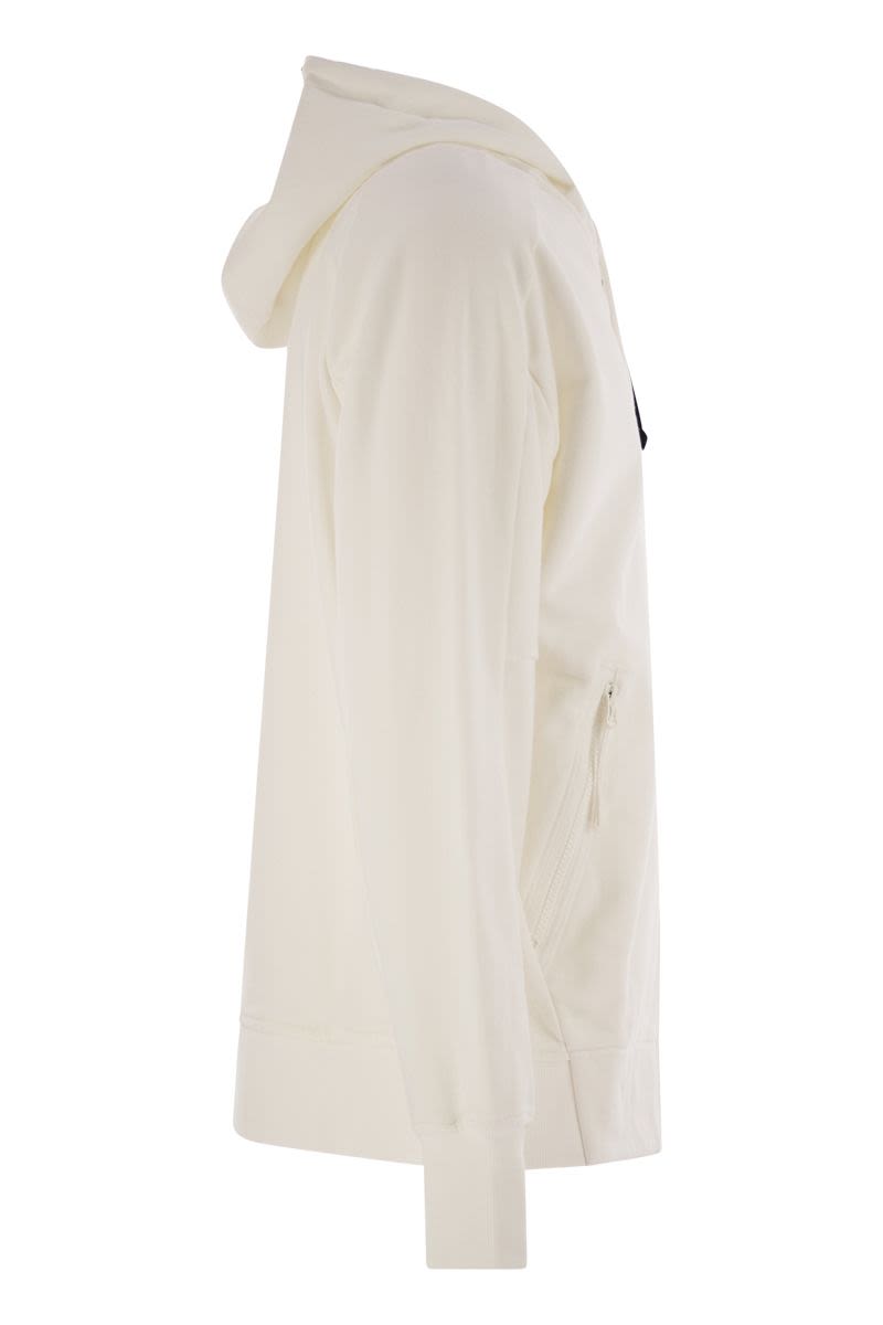 C.P.COMPANY Men's Full-Zip Hooded Sweatshirt with Lens