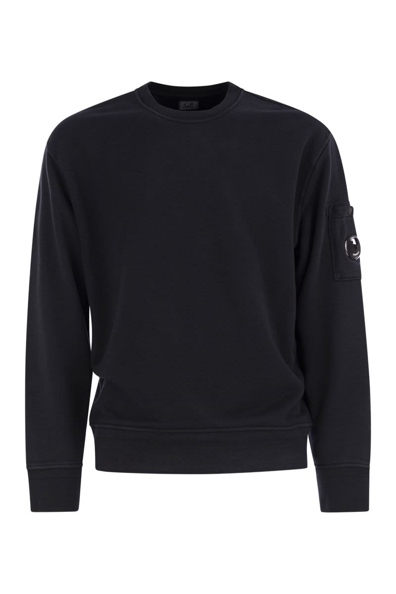 C.P.COMPANY Cotton Sweatshirt with Lens