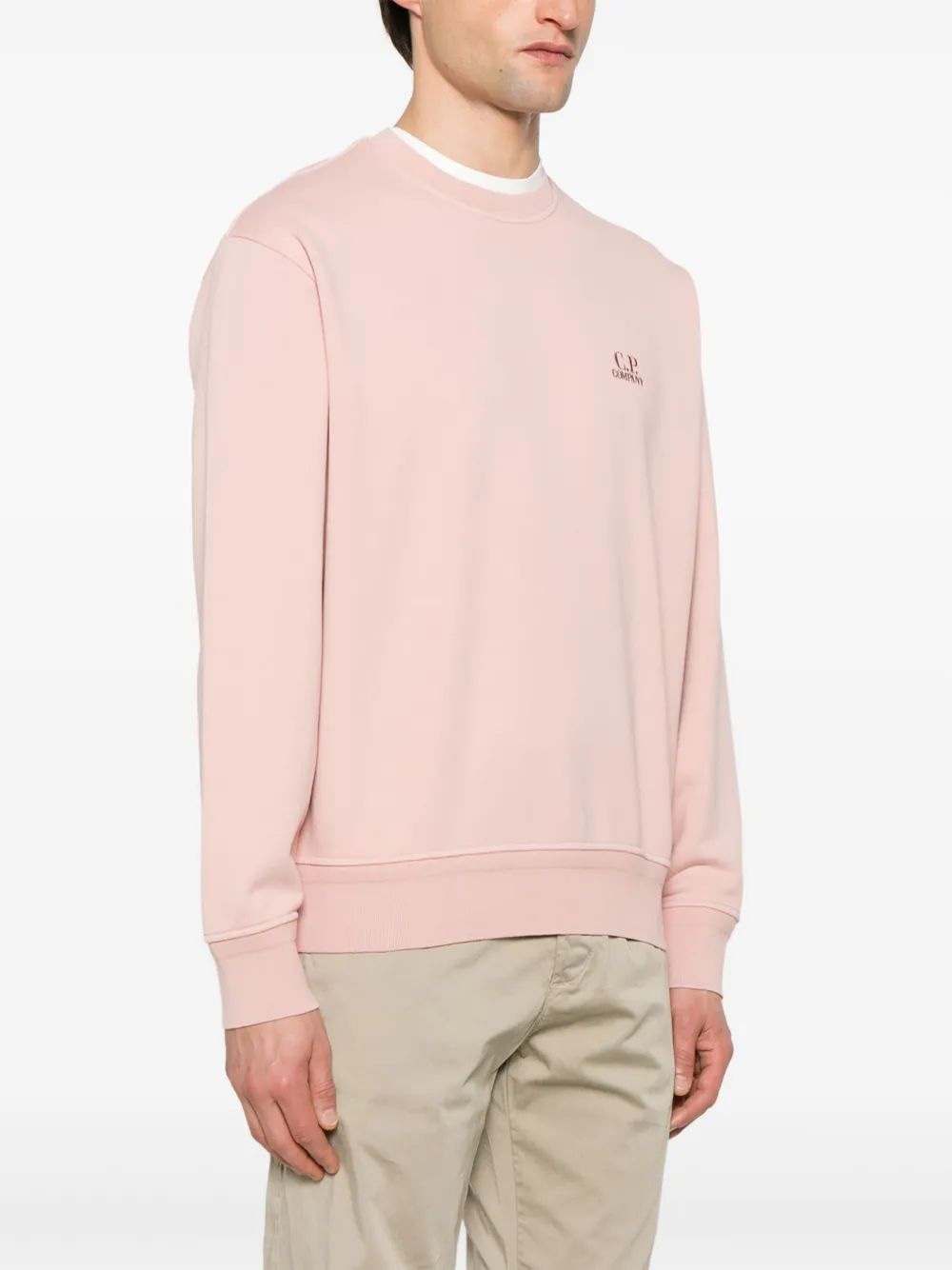 C.P.COMPANY Logo Embroidered Sweatshirt for Men