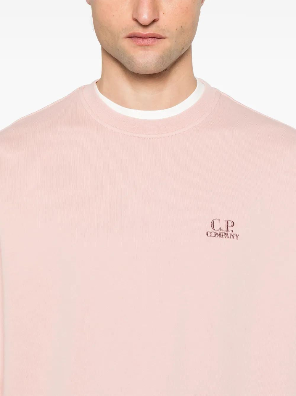 C.P.COMPANY Logo Embroidered Sweatshirt for Men