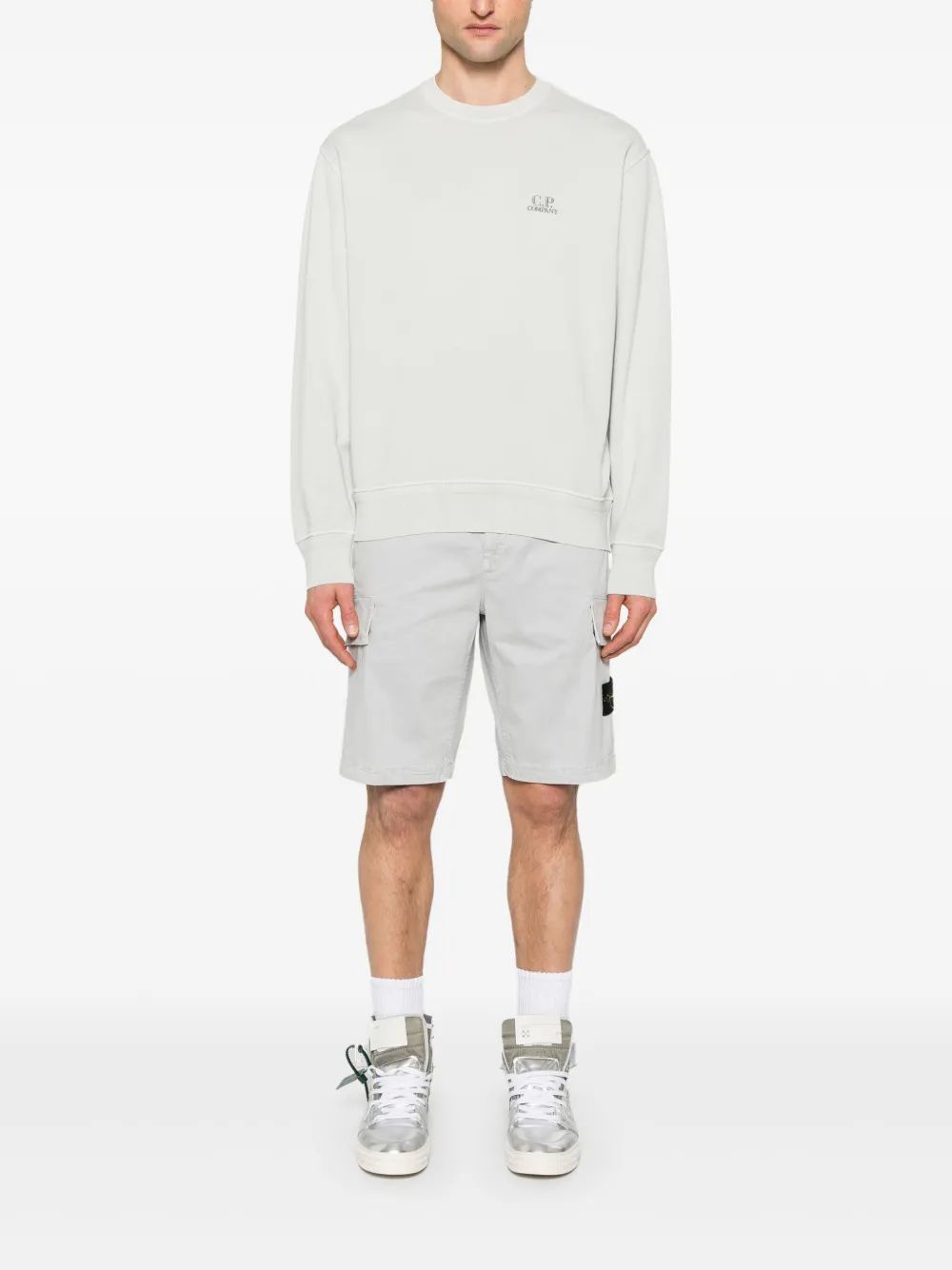 C.P.COMPANY Men's Classic Crew Neck Sweatshirt