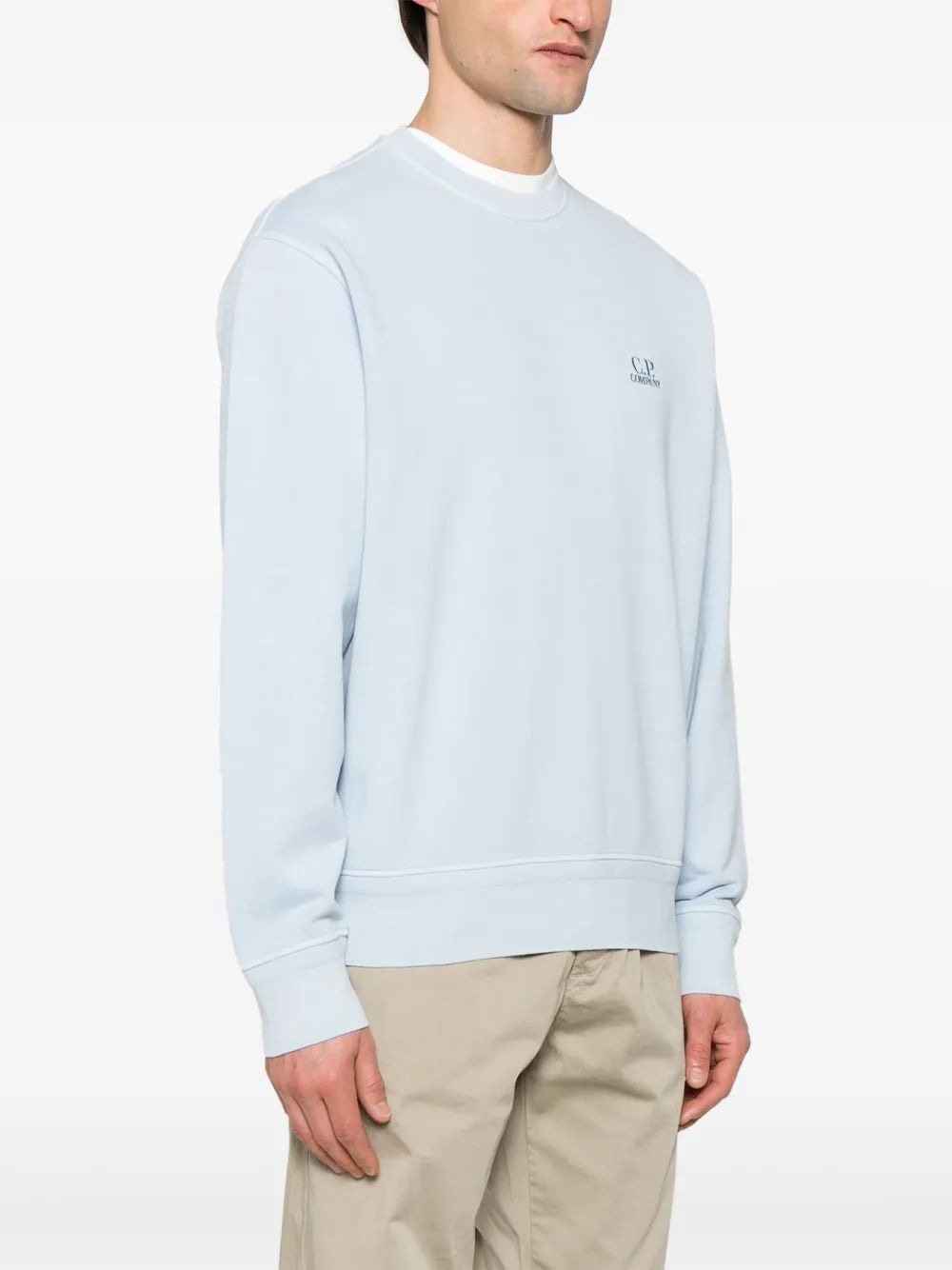 C.P.COMPANY Logo Embroidered Sweatshirt - Spring/Summer 2025